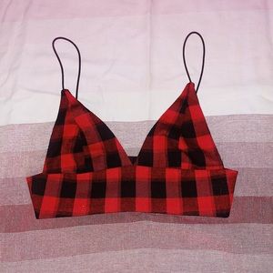 LF Buffalo Plaid Bra